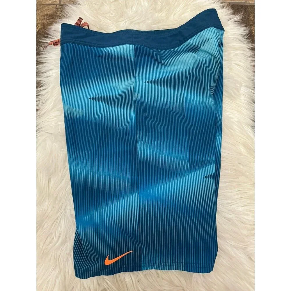 Nike Vapor Swim Board‎ Shorts men’s Size 30 Blue Stretch Unlined